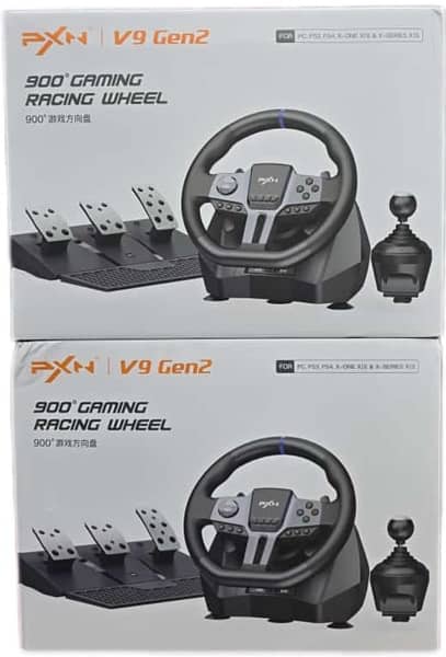 PXN V9 GEN 2 PS5 Series X steering wheel at MY GAMES 1