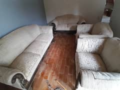 Sofa set / 7 seater sofa set / sofa with cushions / branded sofa set