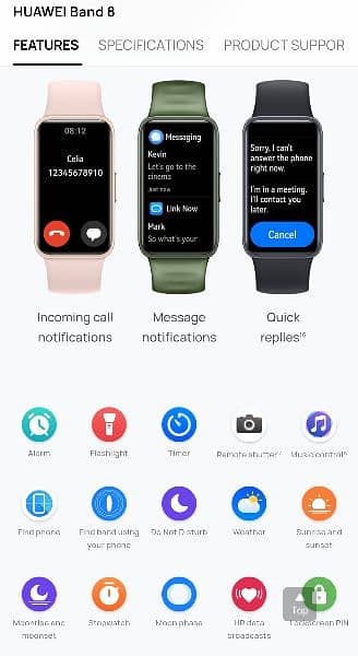 Smart Watch - Huawei Band 8, Full Box,  9.5/10 used for 3 months. 11