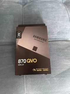 New Open Box Samsung 870 QVO 2TB Solid State Drive 2.5" SATA SSD