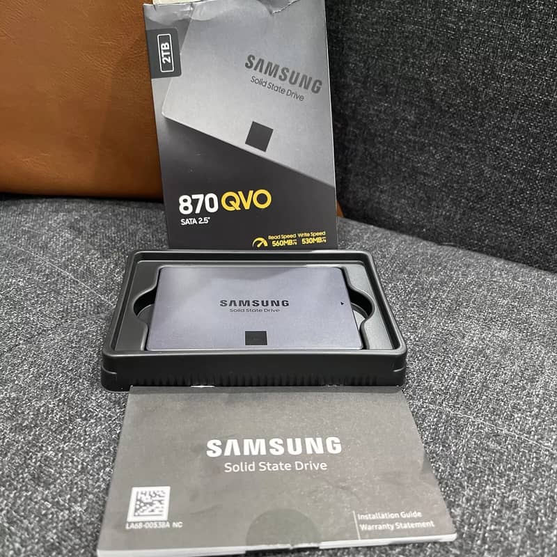 New Open Box Samsung 870 QVO 2TB Solid State Drive 2.5" SATA SSD 4