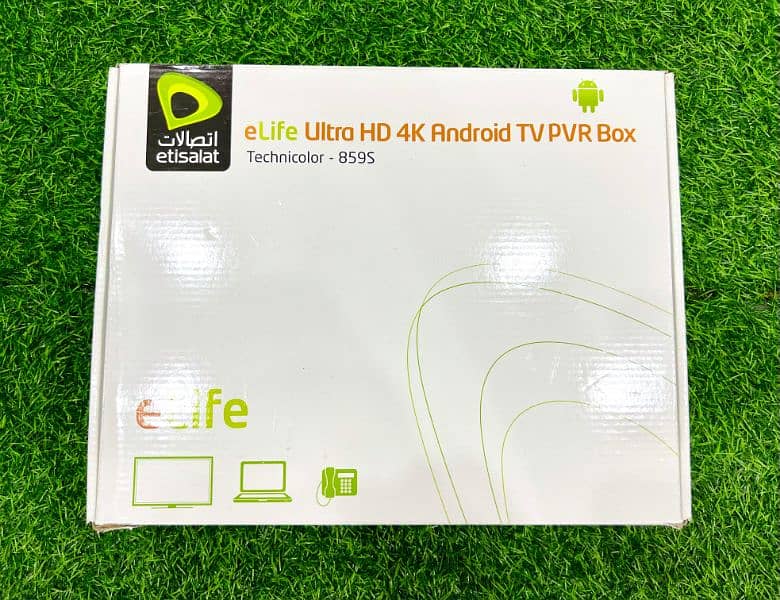 Etisalat Android Box 859S | 4k Ultra HD Android Box Brand New 1