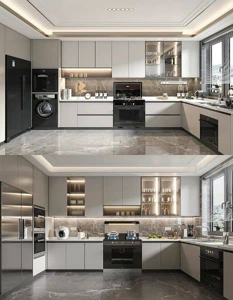 stylish kitchen cabinets/cupboards/Bed room sets/office furniture/l 18