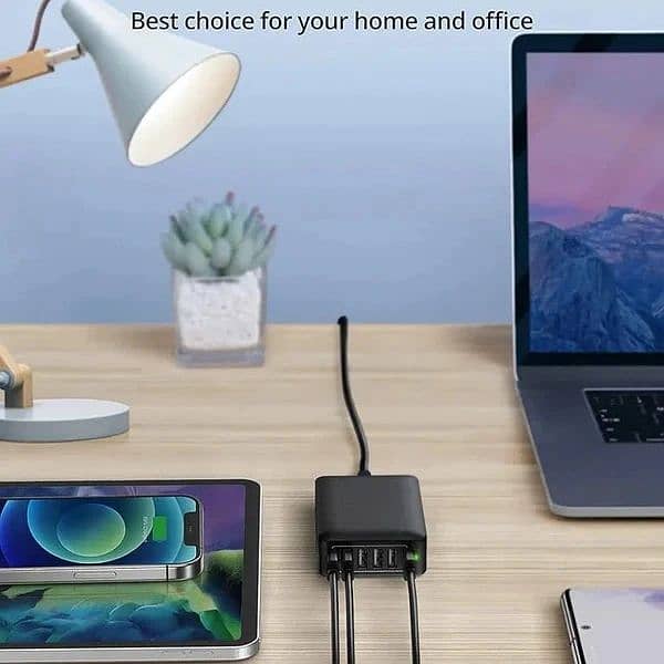 product [60W Desktop USB Charger
Ideal Chrging Compnion Home or Trvel] 3