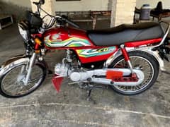 Honda CD 70 Brand New Lush Condition.