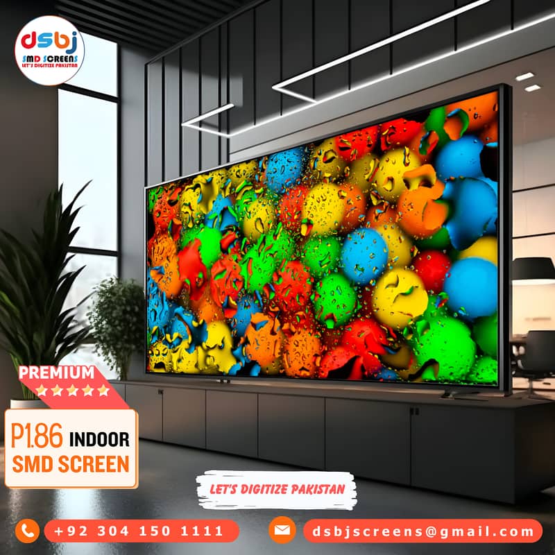 P1.86 Indoor LED Screen | SMD Screen | Indoor SMD LED Video Wall 16