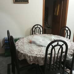 Dinning table with 6 chairs