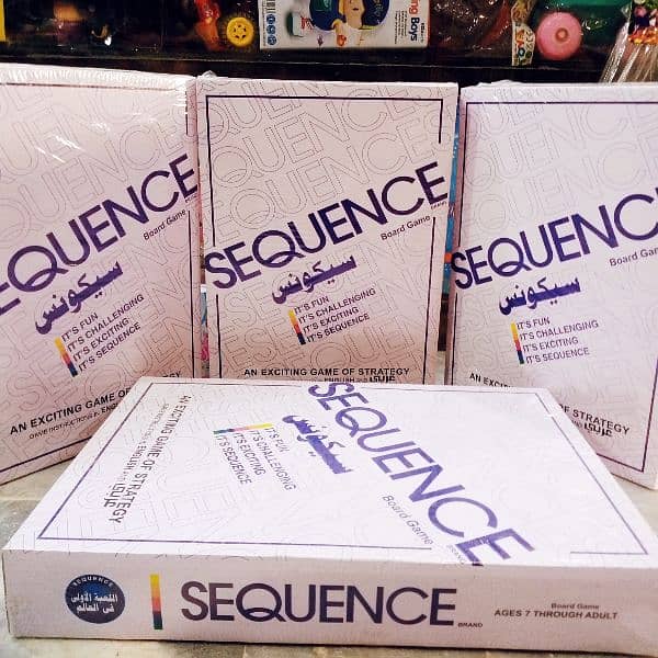 SEQUENCE Big Size BOARD GAME LAMINATED QUALITY NEW 4