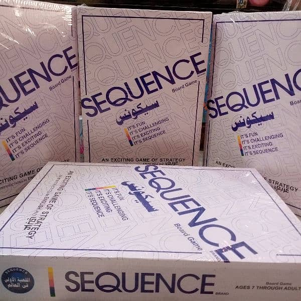 SEQUENCE Big Size BOARD GAME LAMINATED QUALITY NEW 6