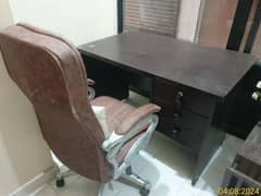 Office chair, Table, sofa and table