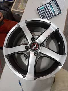 15" 4 nuts 100 pcd alloy rims