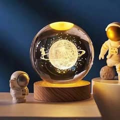 Galaxy Crystal Ball Night Light Desktop Lamp