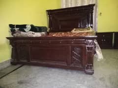 Chinioti wooden bed set