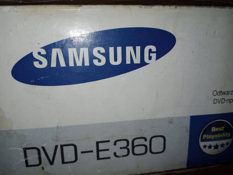 Samsung DVD model e360 2