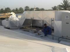 AHU DUCTING AND PIPING AIR COOLER