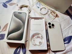 15 Pro Max 256GB HK Dual White Titanium