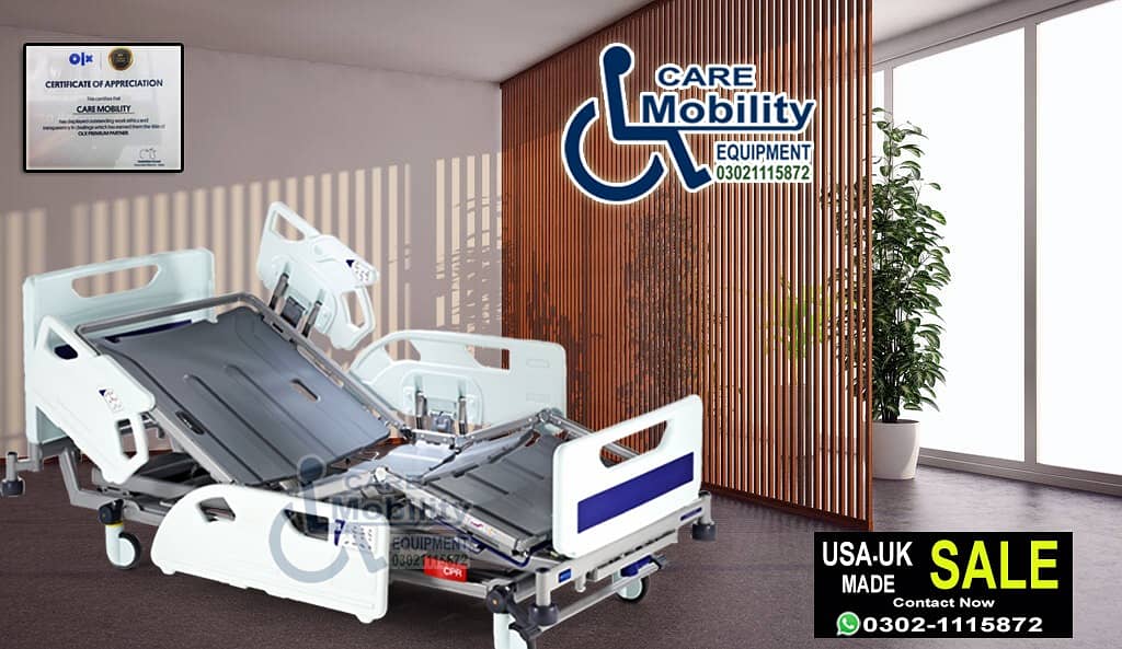 Hospital Bed for Sale in Pakistan/Surgical Bed Patient Bed ICU Bed 6