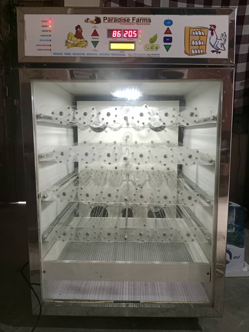 Incubator for sale |Fully automatic Paradise |Hatching result 97% 0