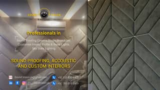 Sound proofing, Acoustic and custom interior