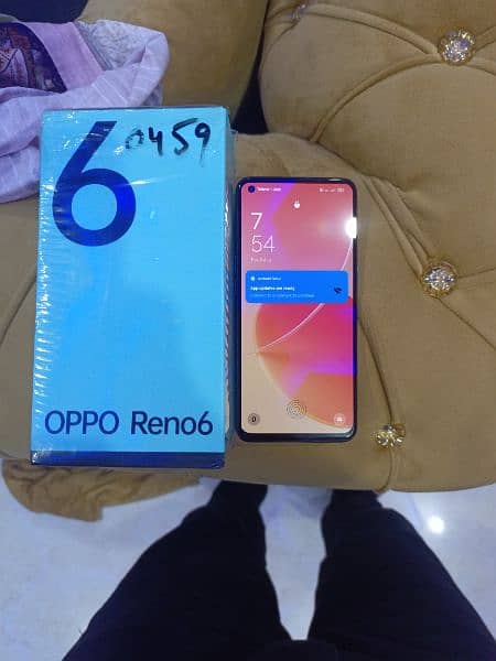 Oppp Reno 6 with box and charger for sale 11