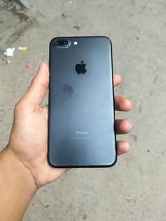 iPhone 7 plus colour black non PTA condition 10 by 9 battery 100