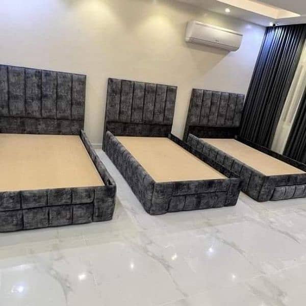 single puluot bed | car bed | wooden bed | single bed | Double bed 0