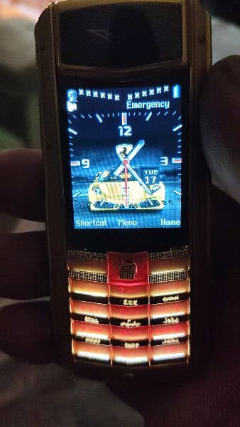 vertu T1 Ferrari gold plated special edition 6