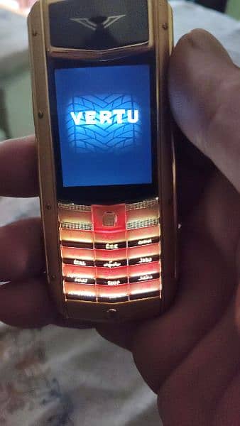 vertu T1 Ferrari gold plated special edition 7