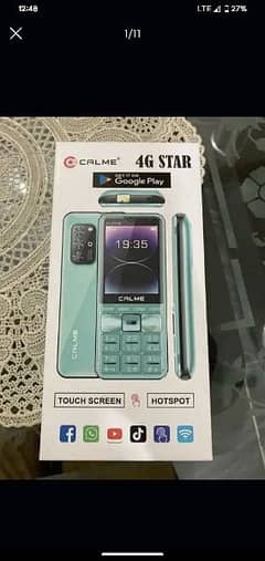 Calme 4G star Touch and type dual sim 4000mah battery