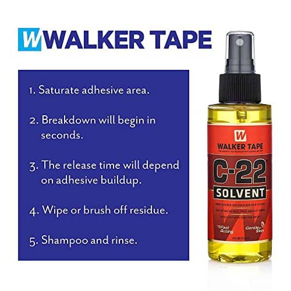 walker C22 Solvant Remover, Wig Cleaner Wig Remover 1