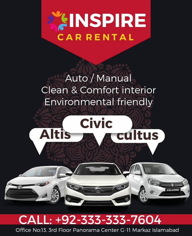 Rent a Car / Car Rental/Honda City&Wegon R Available For Rent 3