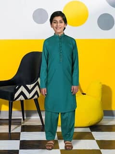 2 Pcs Boy's Kurta