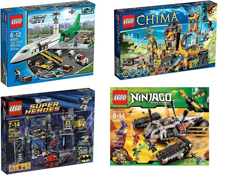 Lego sets available star war Ninjago creator. 5