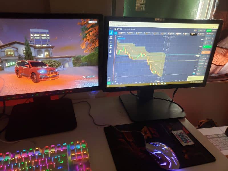 computer setup for sale gaming and software only 1 mnth used 40k final 1