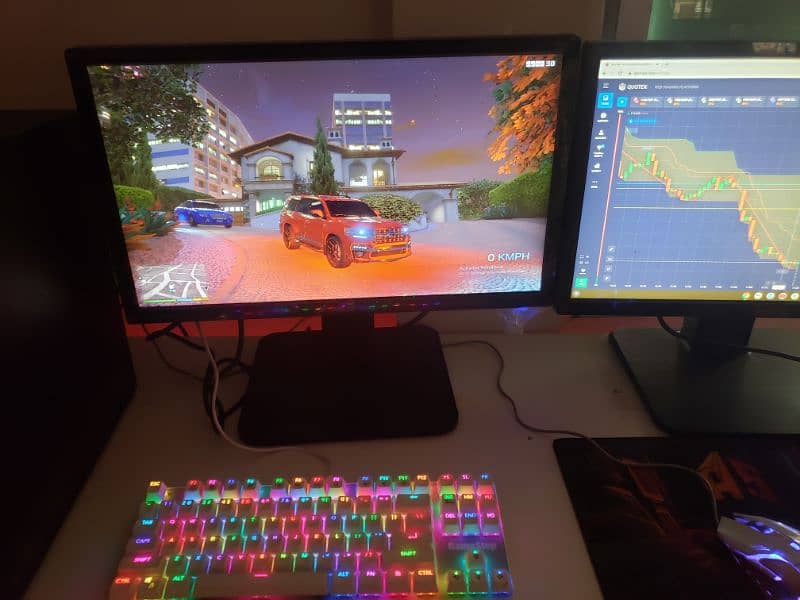 computer setup for sale gaming and software only 1 mnth used 40k final 4