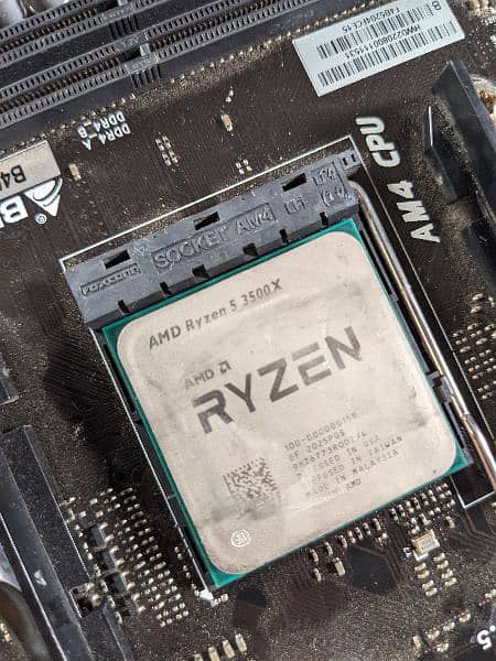 AMD Ryzen 5 3500x chip only 0