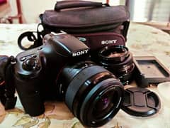 sony alpha a58 dslr camera with 2 lense canon/nikon/mobile/phone/cctv