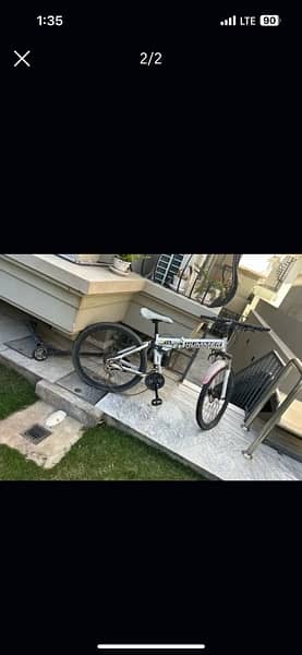 White Folding Adult Bicycle 0