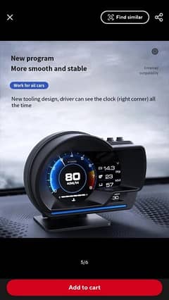 Car rpm meaterNewest A501 OBD2 Car Head Up Display Turbo Auto Meter