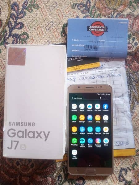 Samsung j7 16GB 2GB RAM PTA approved 03323000388 3