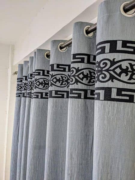 1 Pc Jacquard Senf Motif Curtain 5