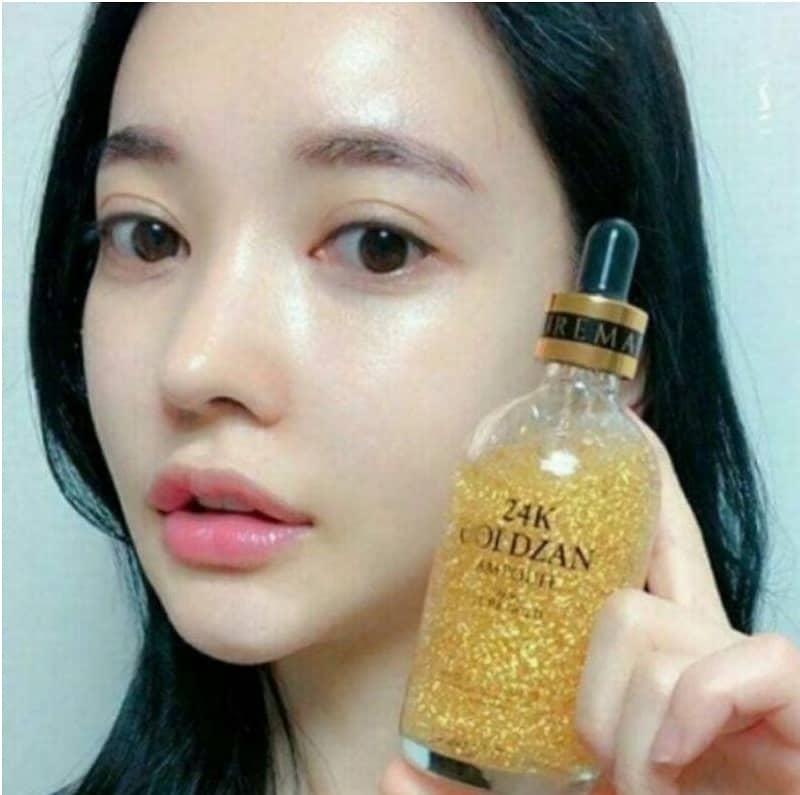 24k Goldzan Ampoule 99.9% Pure Gold Whitening Serum 1