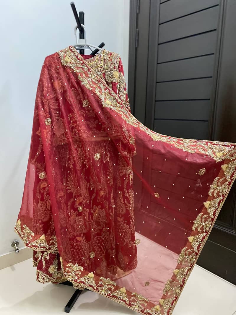 bridal lehnga | wedding dress | bridal maxi for sale 2