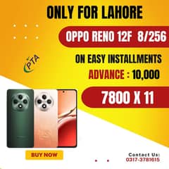 Oppo Reno 12F 8/256GB Mobile On Easy Installment