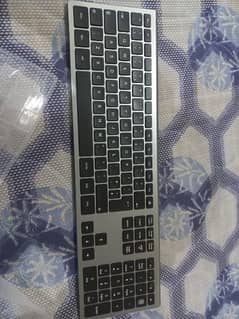 new metal good quality wireless rechargeable keyboard