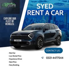 Car Rental, Rent a Car lahore, sportage rent a car,V8,Rivo