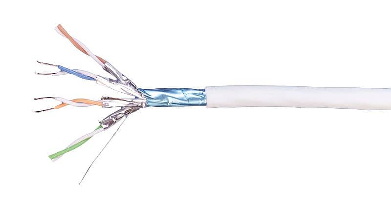 Imported Cat 6 Cat 7 Cat 6A SFTP 23awg Networking Communication cable 4