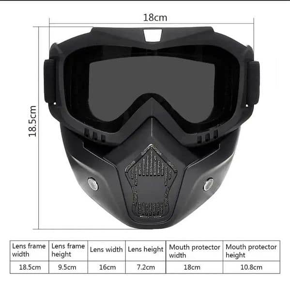 Motorcycle Dustproof Motorcross Glasses. _<ᴍᴜʟᴛɪᴄᴏʟᴏʀ> 1