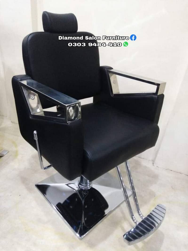 Saloon chair / Barber chair/Cutting chair/Shampoo unit 15