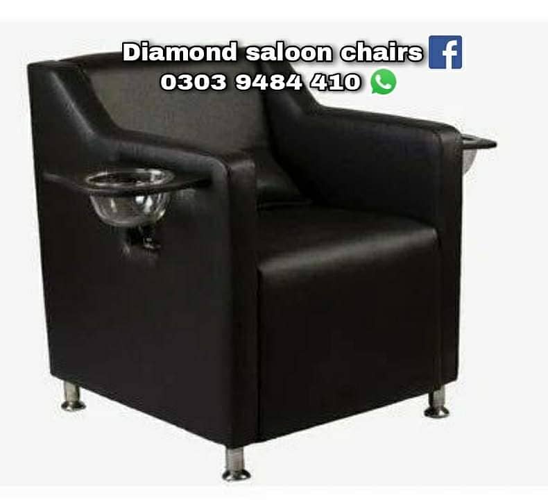 Saloon chair / Barber chair/Cutting chair/Shampoo unit 12